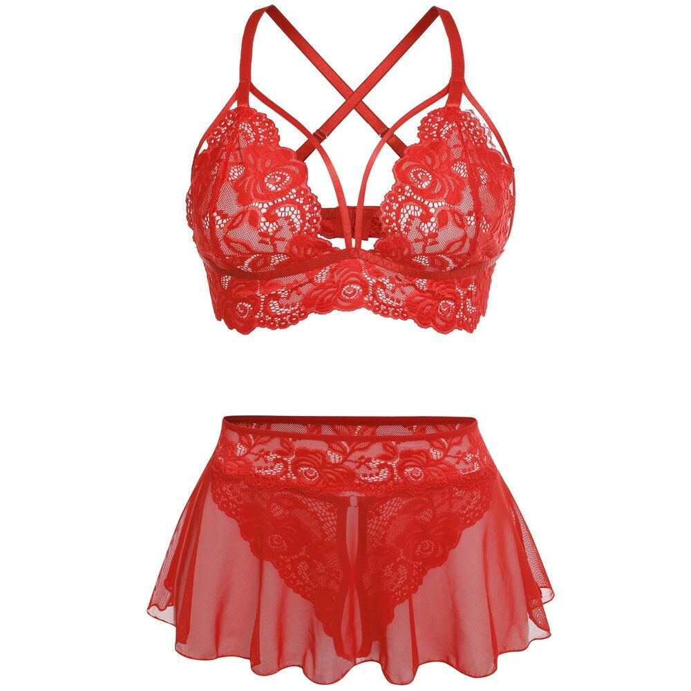 3164 Sexy Lingerie Crotchless Lingerie Outfits Red Lingerie Lingerie Set